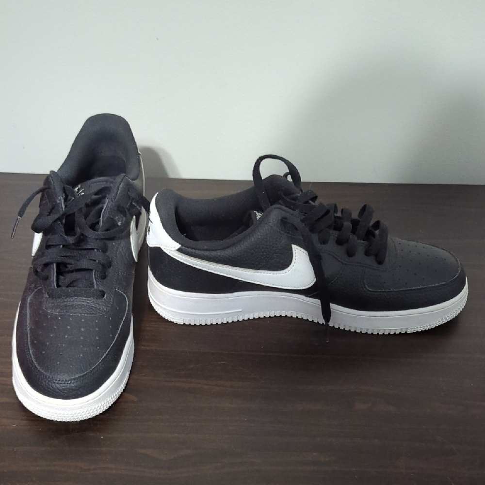 Nike Black and White Sneakers - Air Force Ones